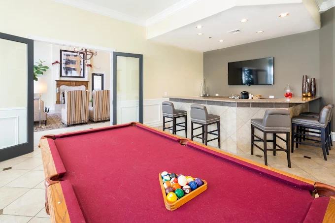 Billiards room and bar
